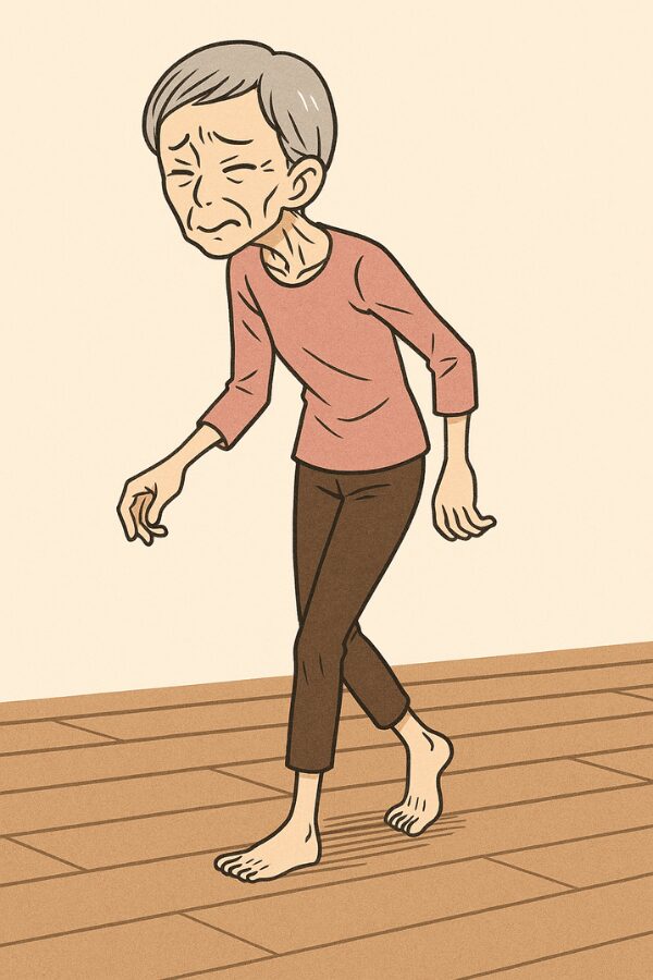 The limping old woman