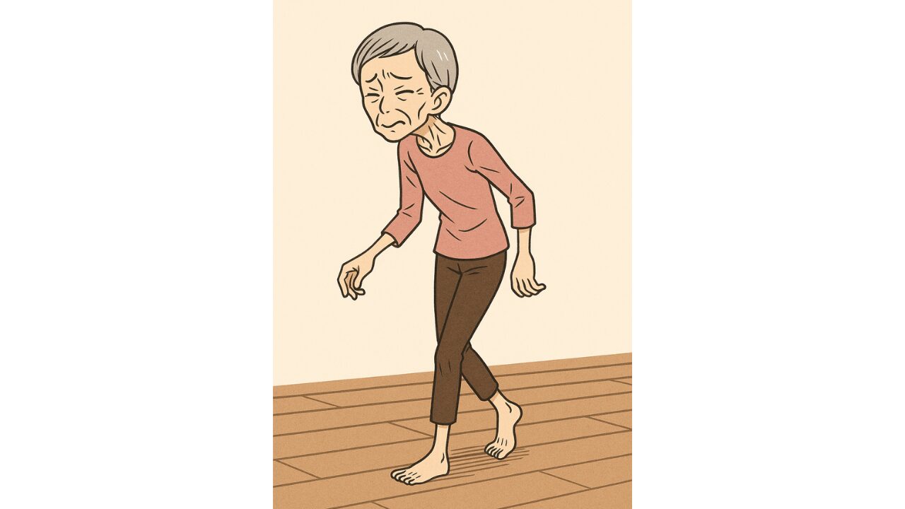 The limping old woman